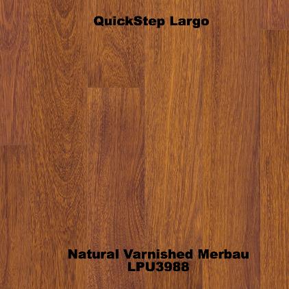 NATURAL VARNISHED MERBAU LARGO | LPU3988 Quickstep JJP Flooring Company Bicester Oxford