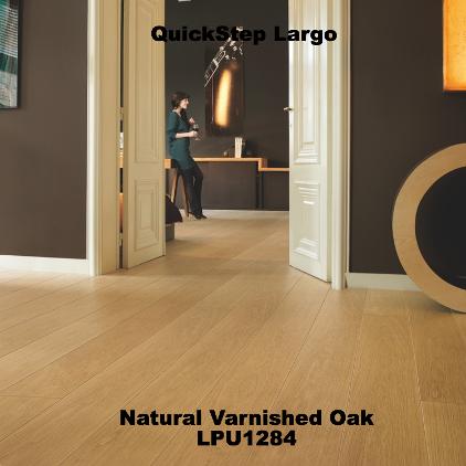 NATURAL VARNISHED OAK LARGO | LPU1284 Quickstep JJP Flooring Banbury Oxfordshire